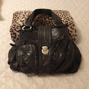 Unique and Rare Treesje Leather Satchel HandBag